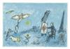 MARC CHAGALL Two color lithographs